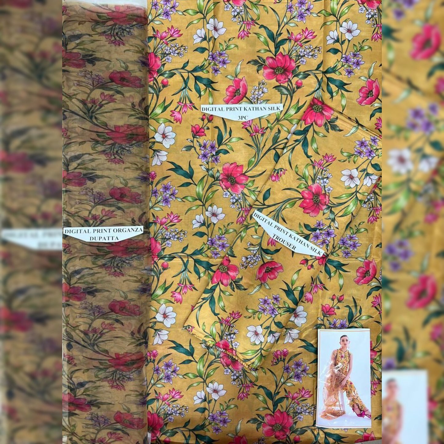 Zainab Chottani Cotton Silk Fancy