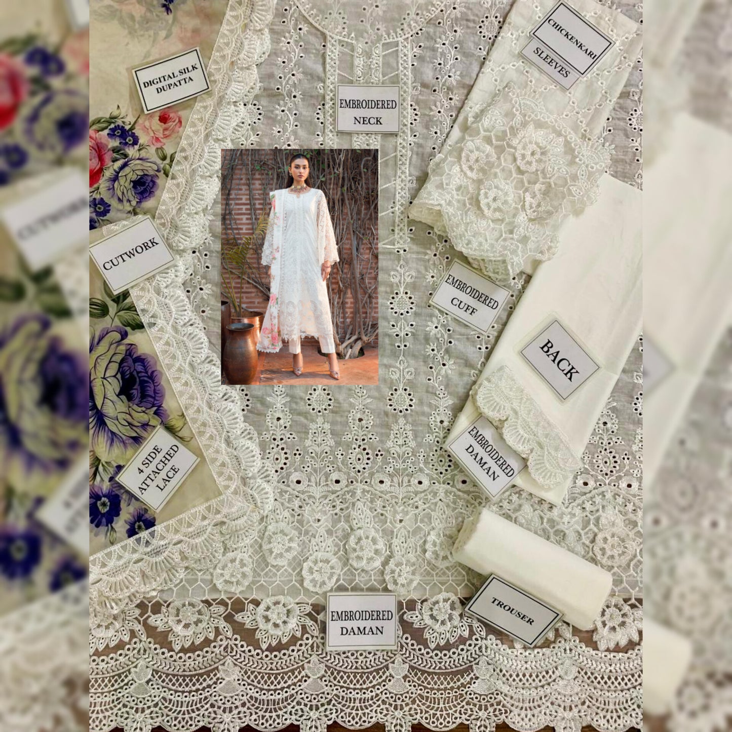 Motifz ChikanKari Fancy