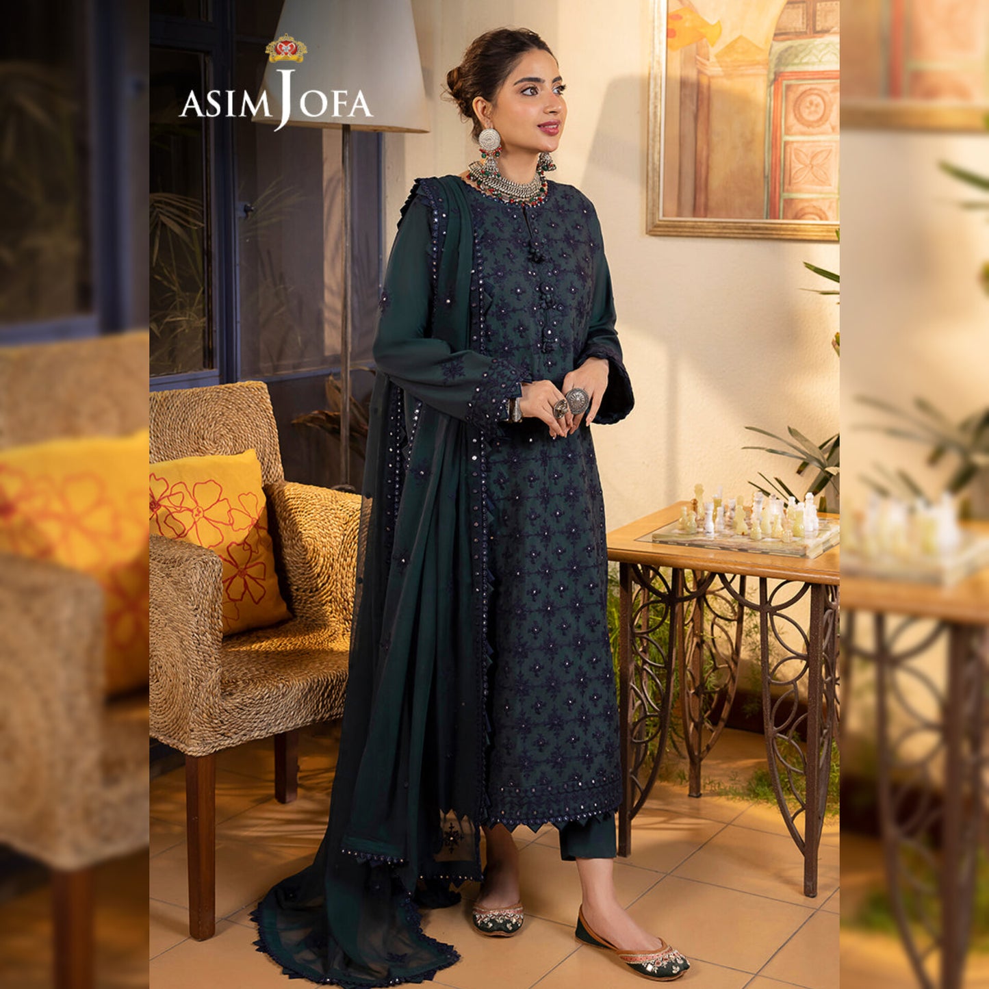 Asim Jofa Chiffon Fancy