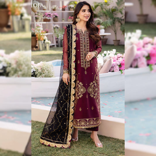 Asim Jofa Chiffon Fancy