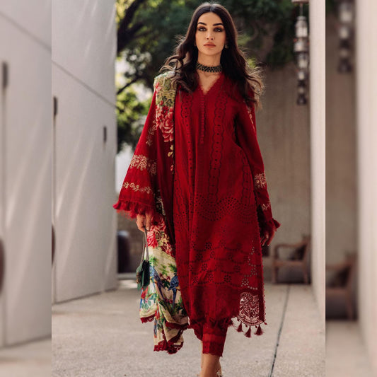 Crimson Lawn Fancy