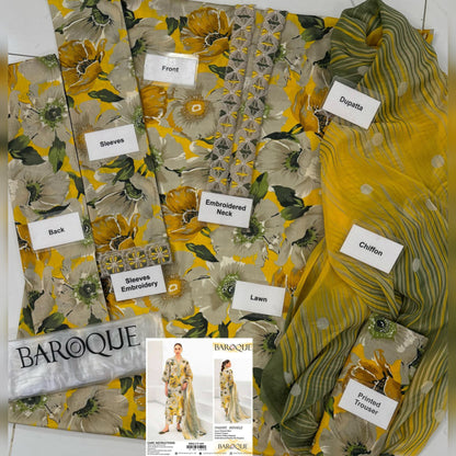 Baroque Lawn Fancy