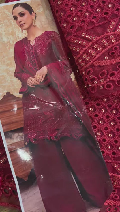 Qalamkar Chiffon Fancy
