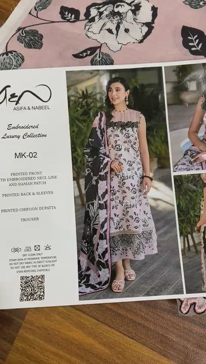 Asifa Nabeel Lawn Fancy