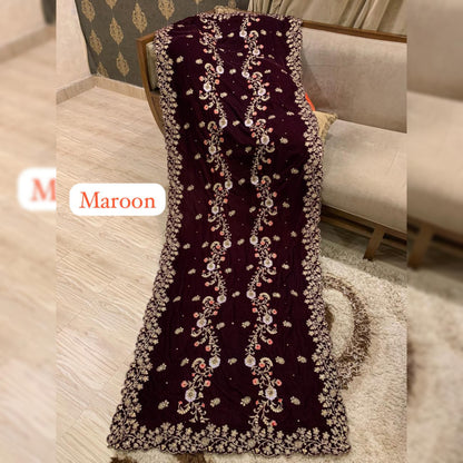 Velvet Shawl Fancy