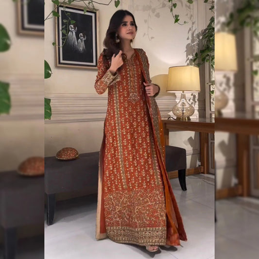 Haris Shakeel Chiffon Fancy