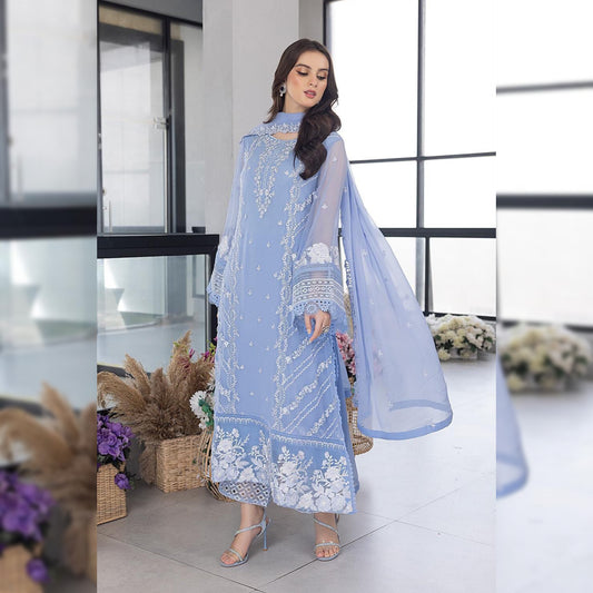 Azure Organza Fancy