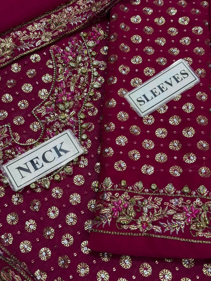 Haris Shakeel Chiffon Fancy