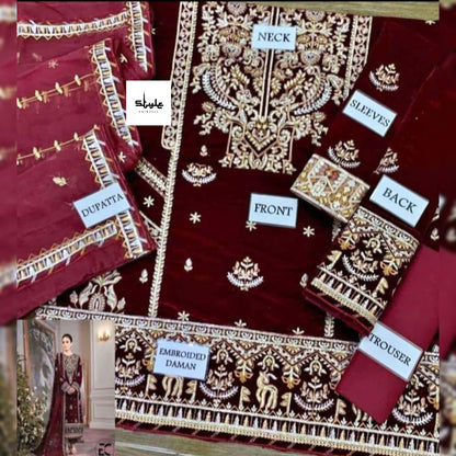 Asim Jofa Velvet Fancy