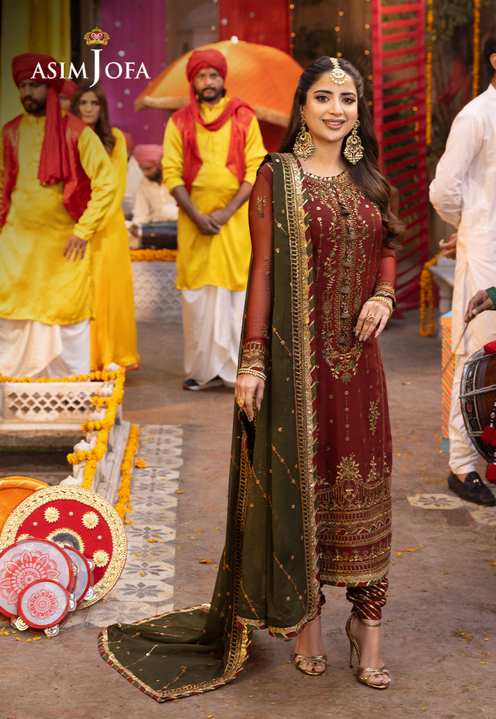 Asim Jofa Chiffon Fancy