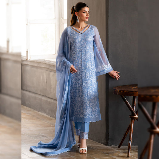 Azure Chiffon Fancy