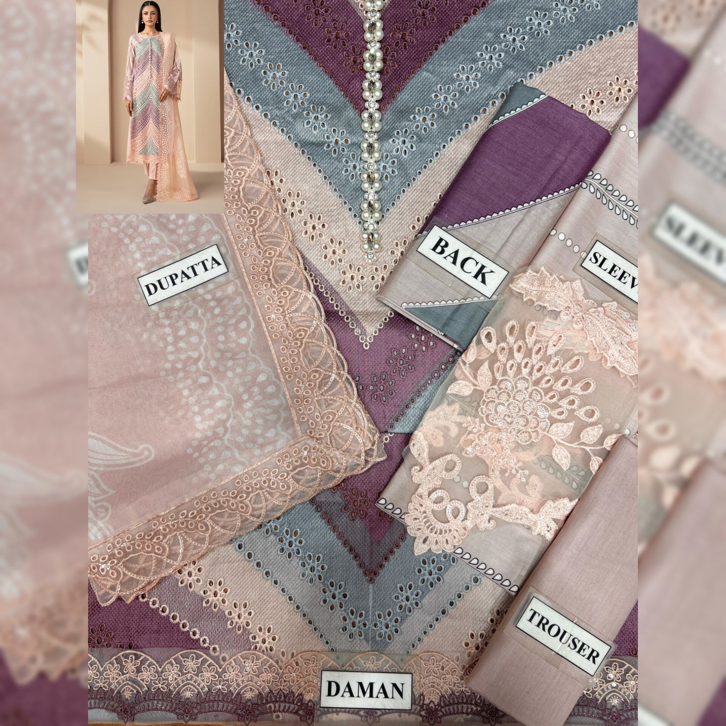 Maria B Lawn Fancy