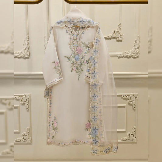 Agha Noor Organza Fancy