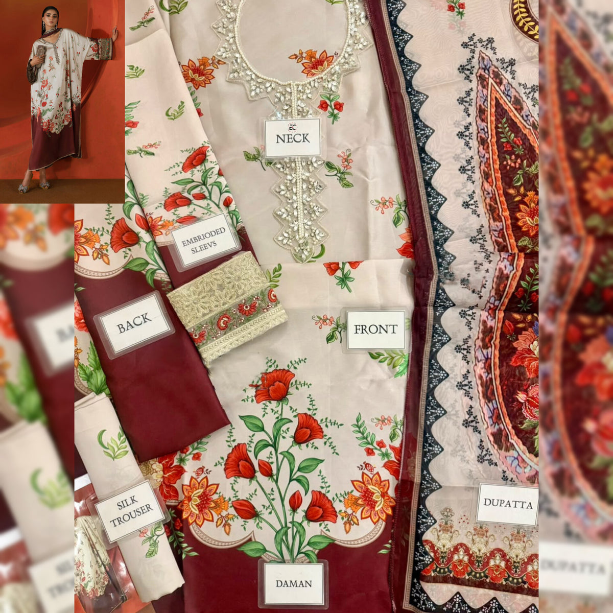 Maria B Silk Fancy