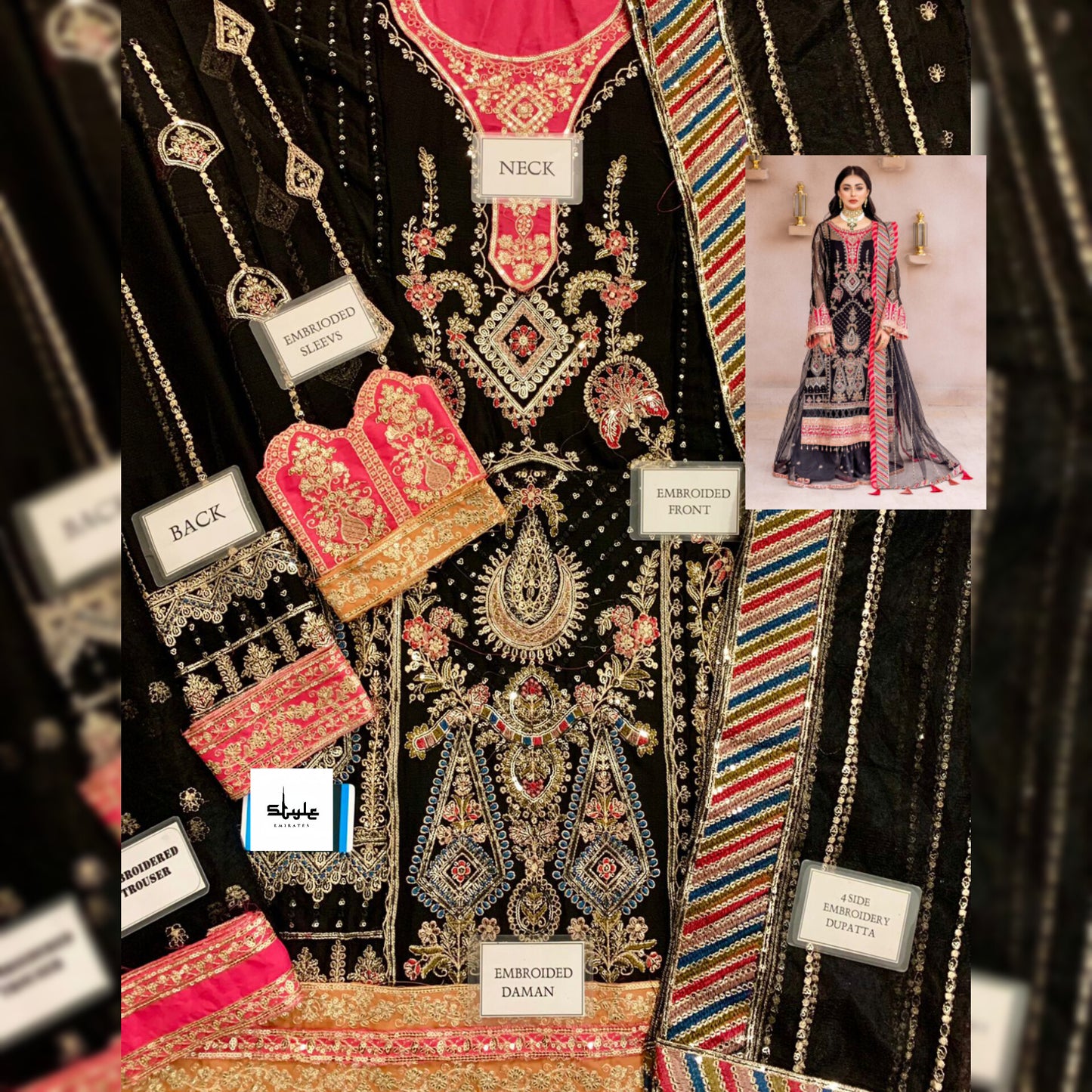 Adan Libas Chiffon Fancy