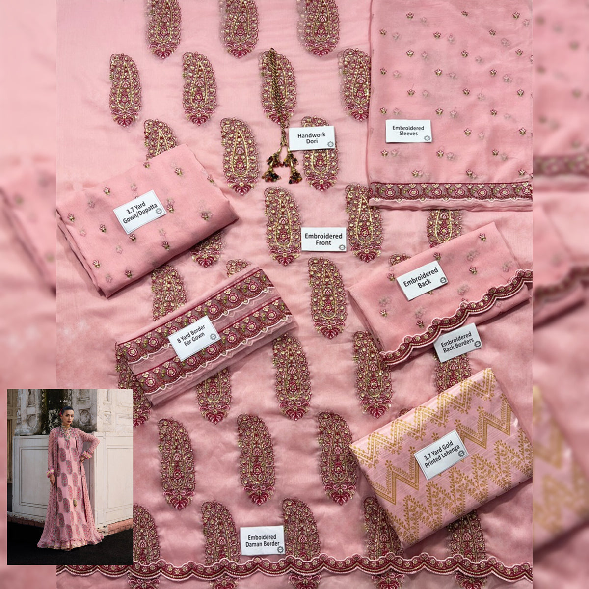 Hussain Rehar Chiffon Fancy