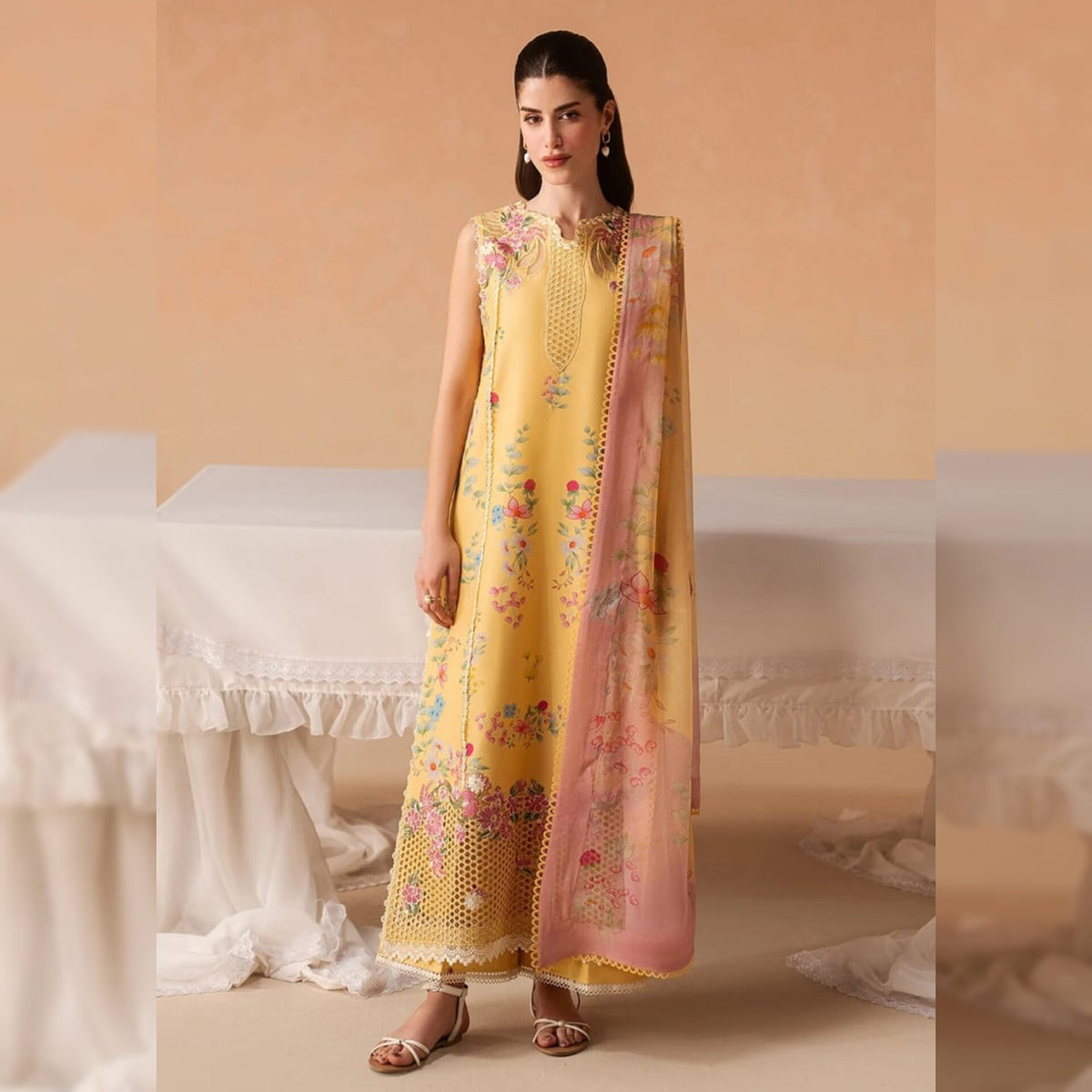 Afrozeh Linen Fancy