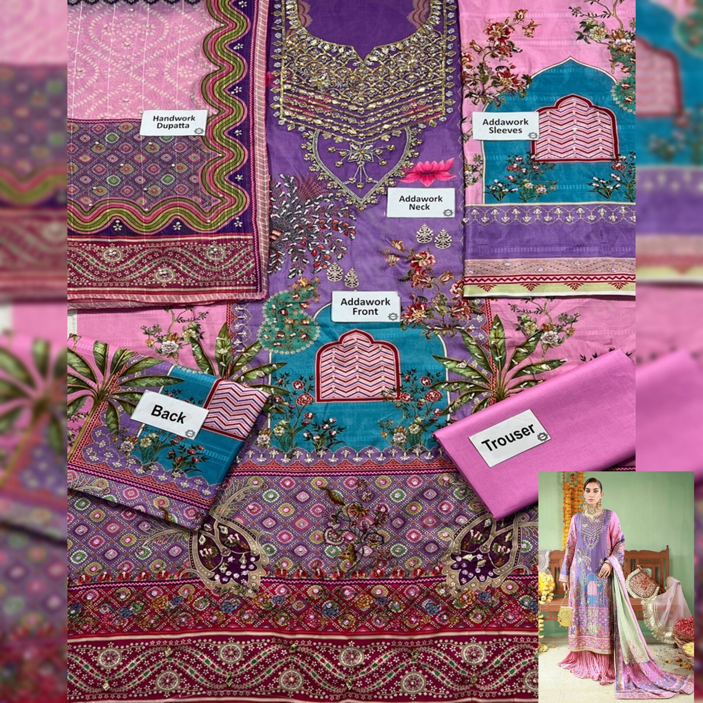 Ansab Jahangir Lawn Fancy