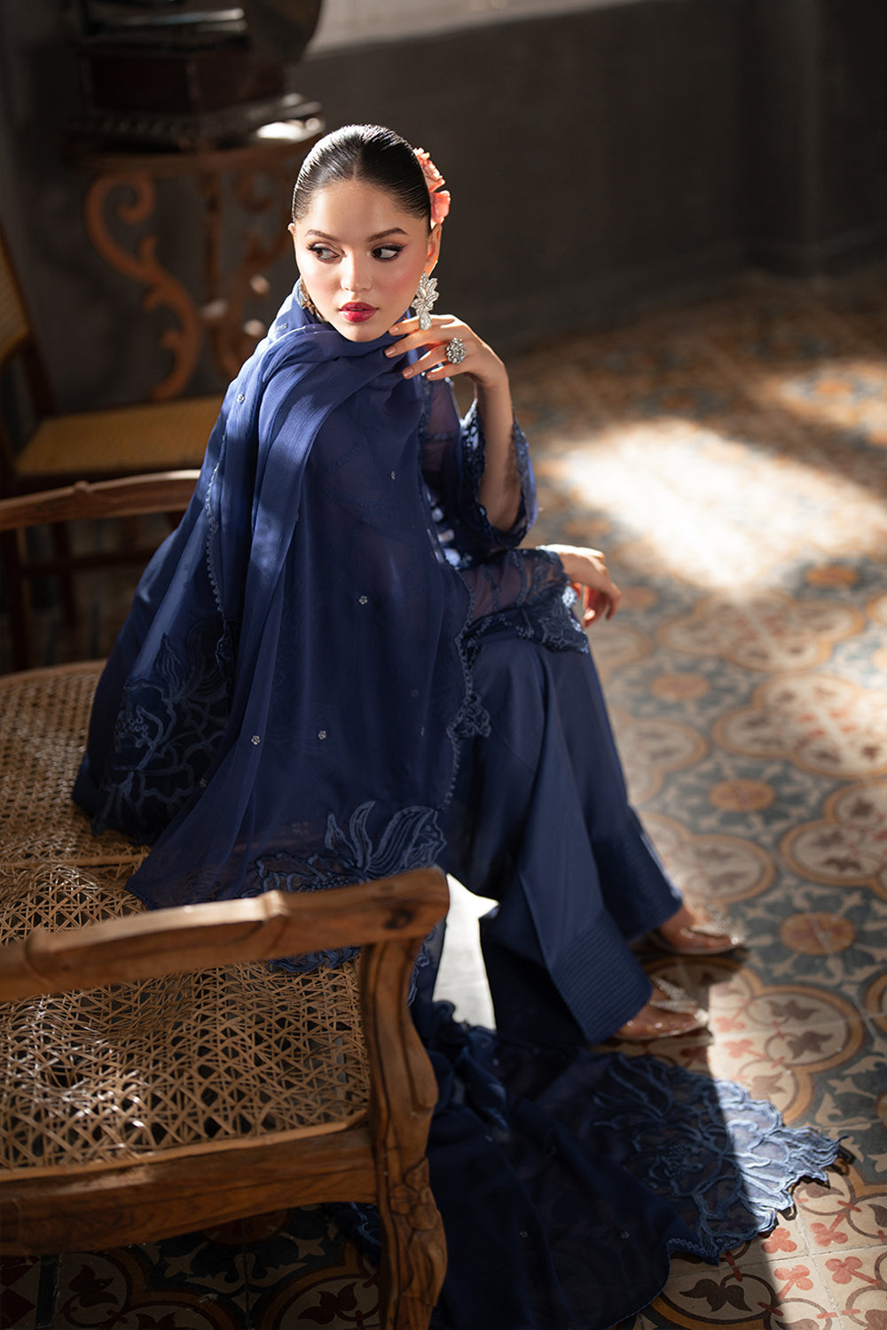 Azure Chiffon Fancy