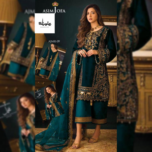 Asim Jofa Velvet Fancy