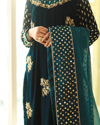 Afrozeh Velvet Fancy