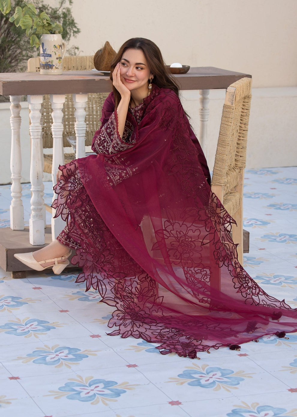 Qalamkar Lawn Fancy