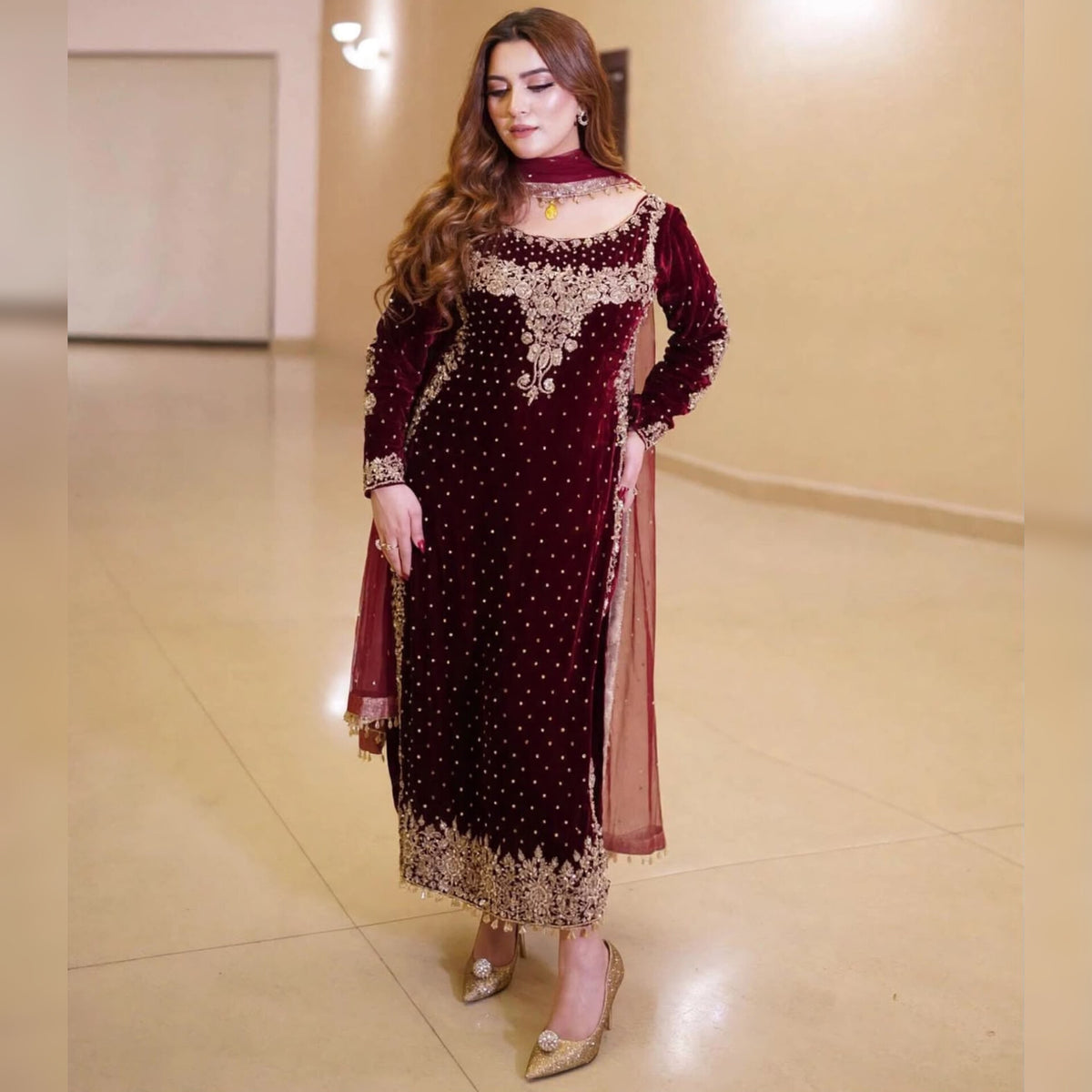 Aneela Velvet Fancy