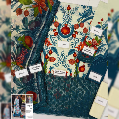 Maria B Lawn Fancy