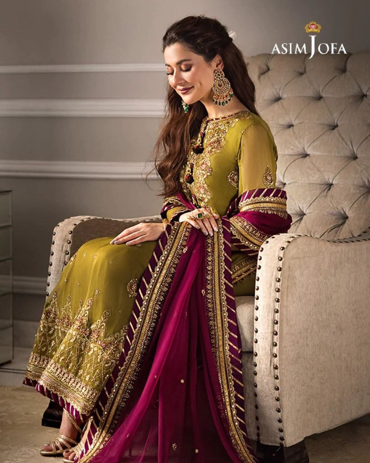 Asim Jofa Chiffon Fancy