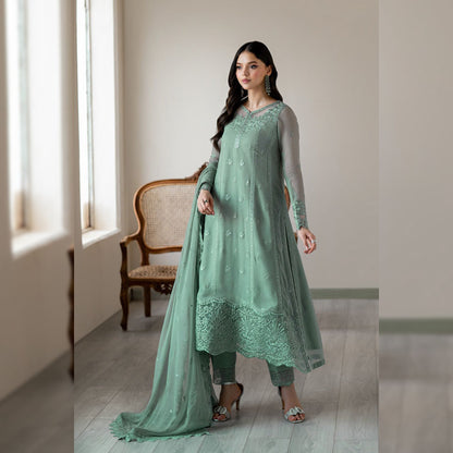 Azure Chiffon Fancy