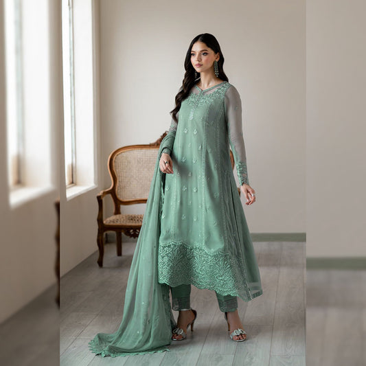 Azure Chiffon Fancy