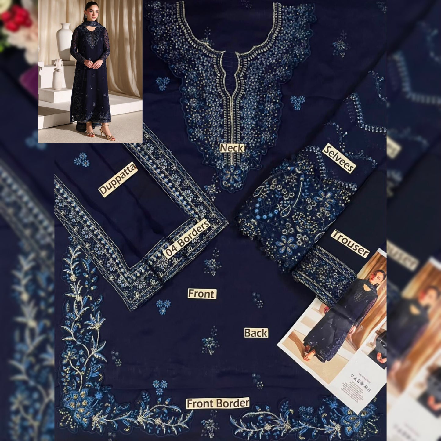 Azure Chiffon Fancy