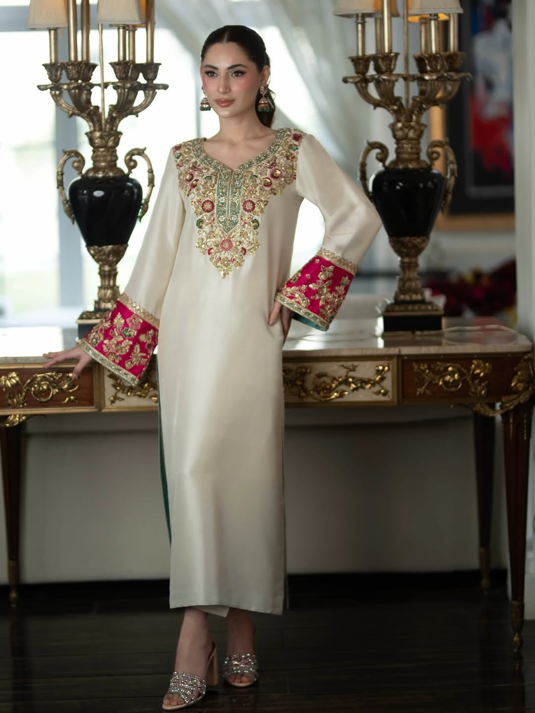 Aleena Khan Silk Fancy