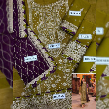 Asim Jofa Chiffon Fancy