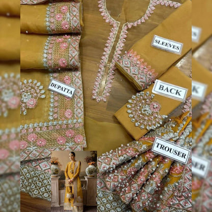 Hussain Rehar Organza Fancy