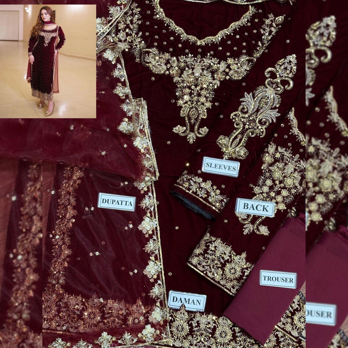 Aneela Velvet Fancy