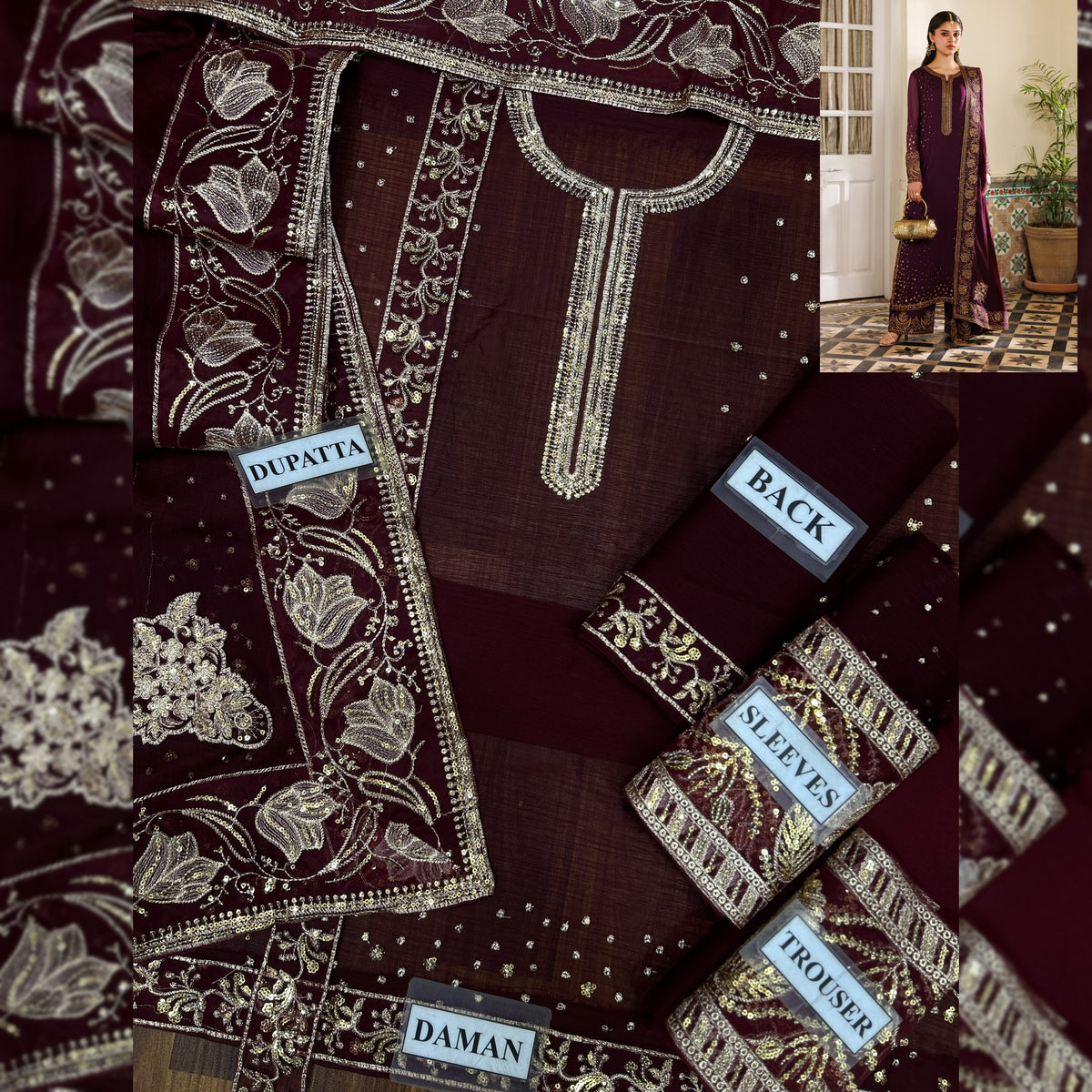 Iznik Chiffon Fancy