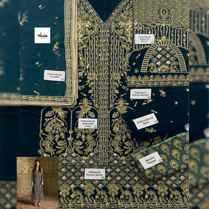 Faiza Saqlain Velvet Fancy