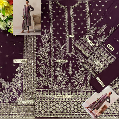 Gulaal Chiffon Fancy
