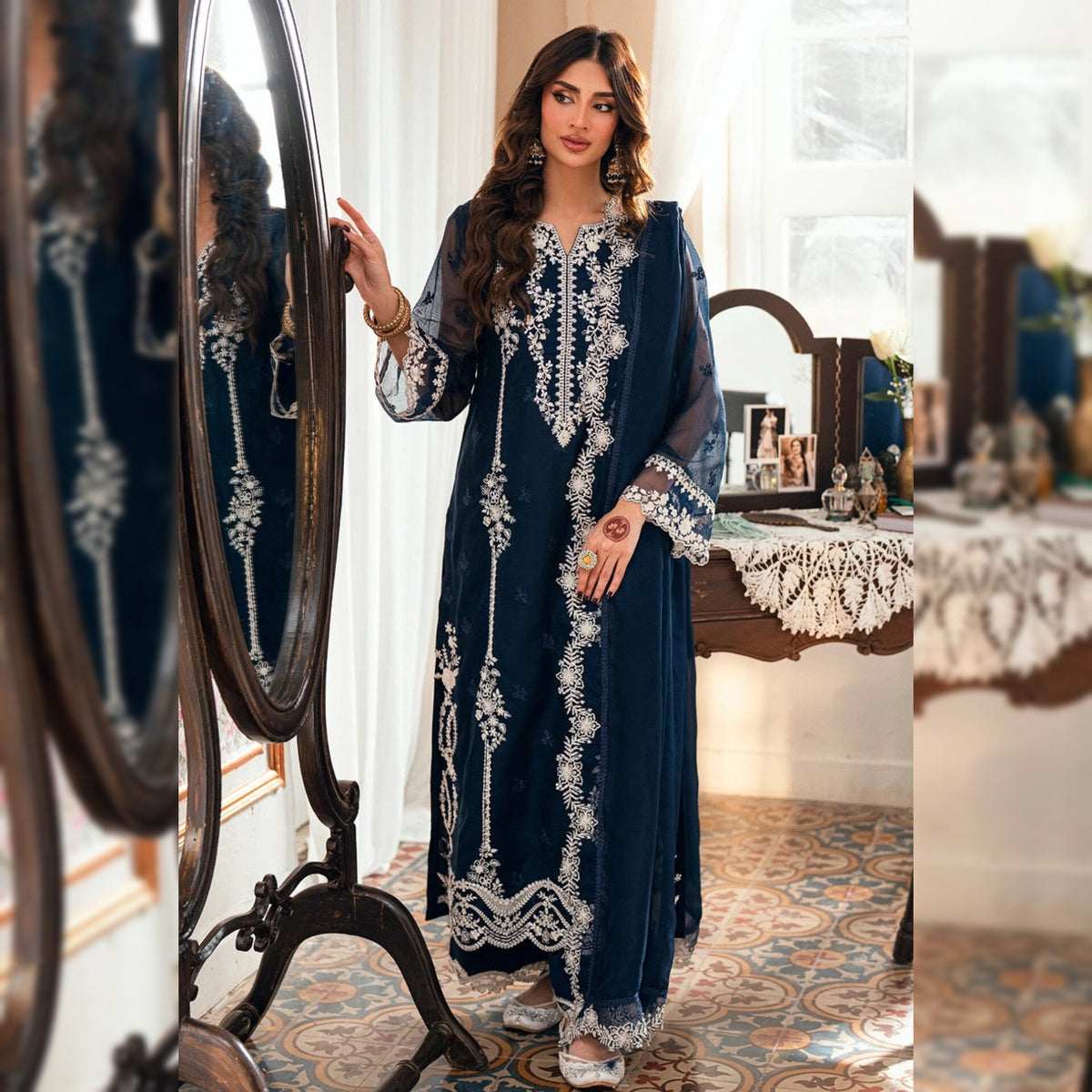 Azure Chiffon Fancy