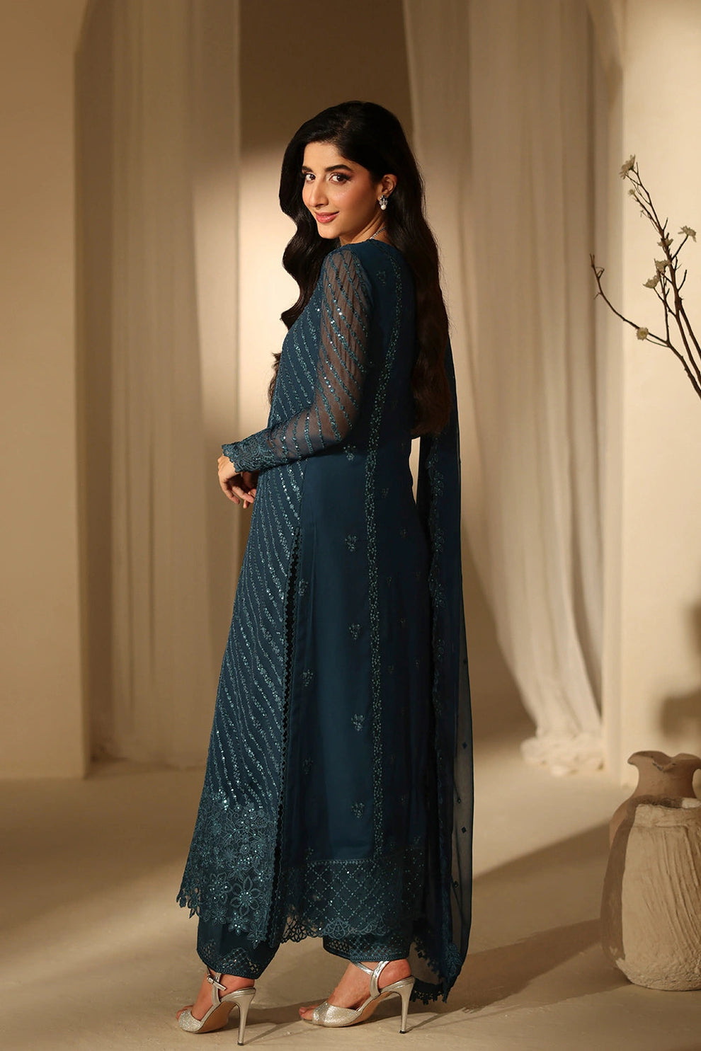 Azure Chiffon Fancy