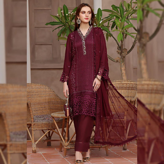 Crimson Chiffon Fancy