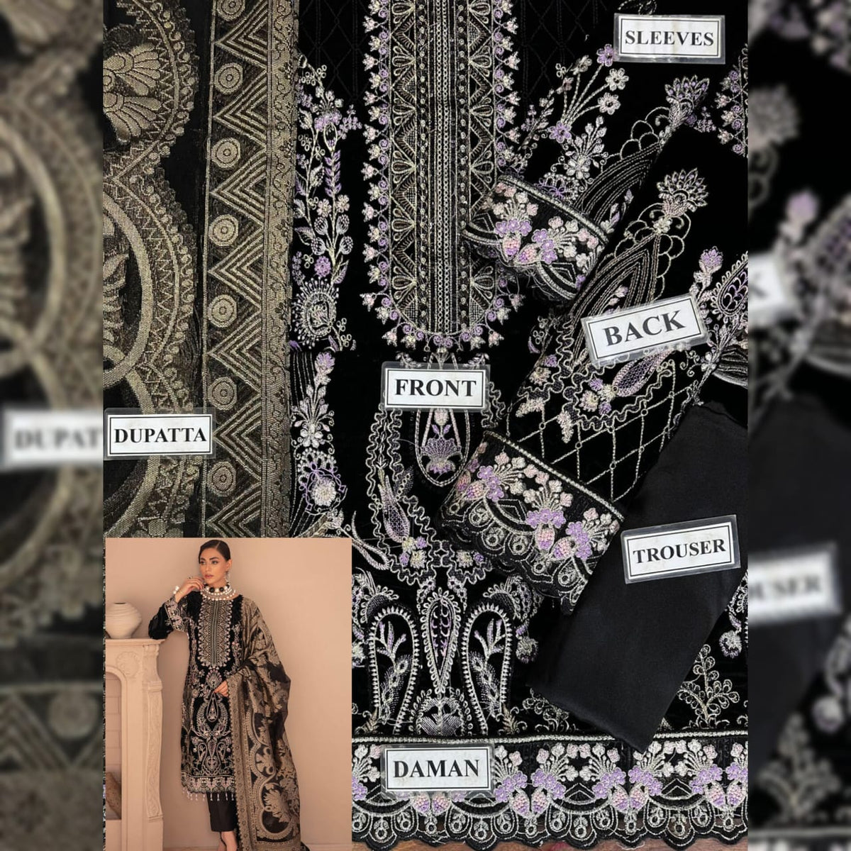 Ramsha Velvet Fancy