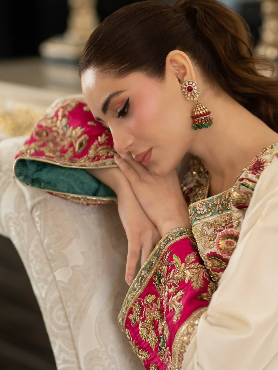 Aleena Khan Silk Fancy