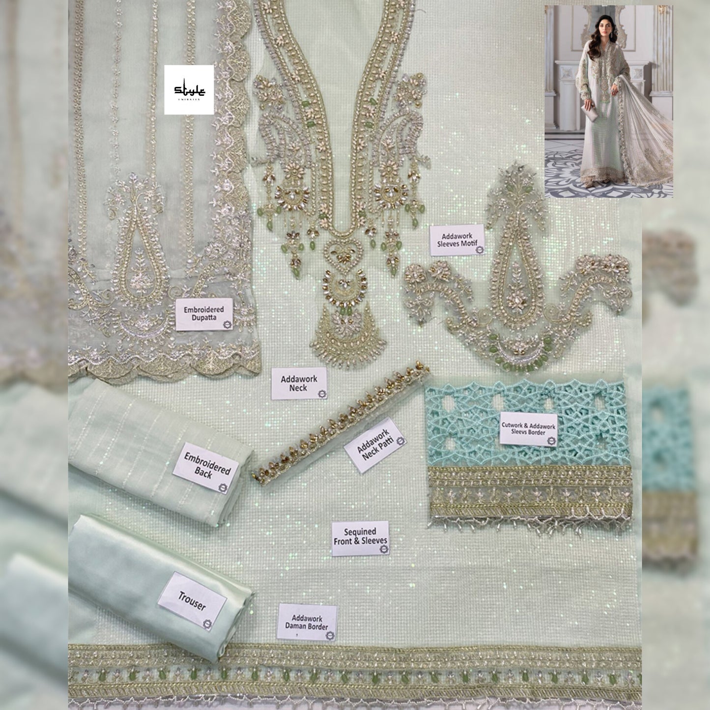 Maria B Chiffon Fancy