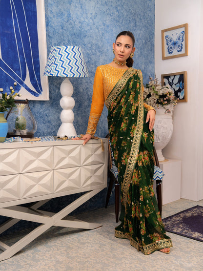 Aneela Chiffon Saree