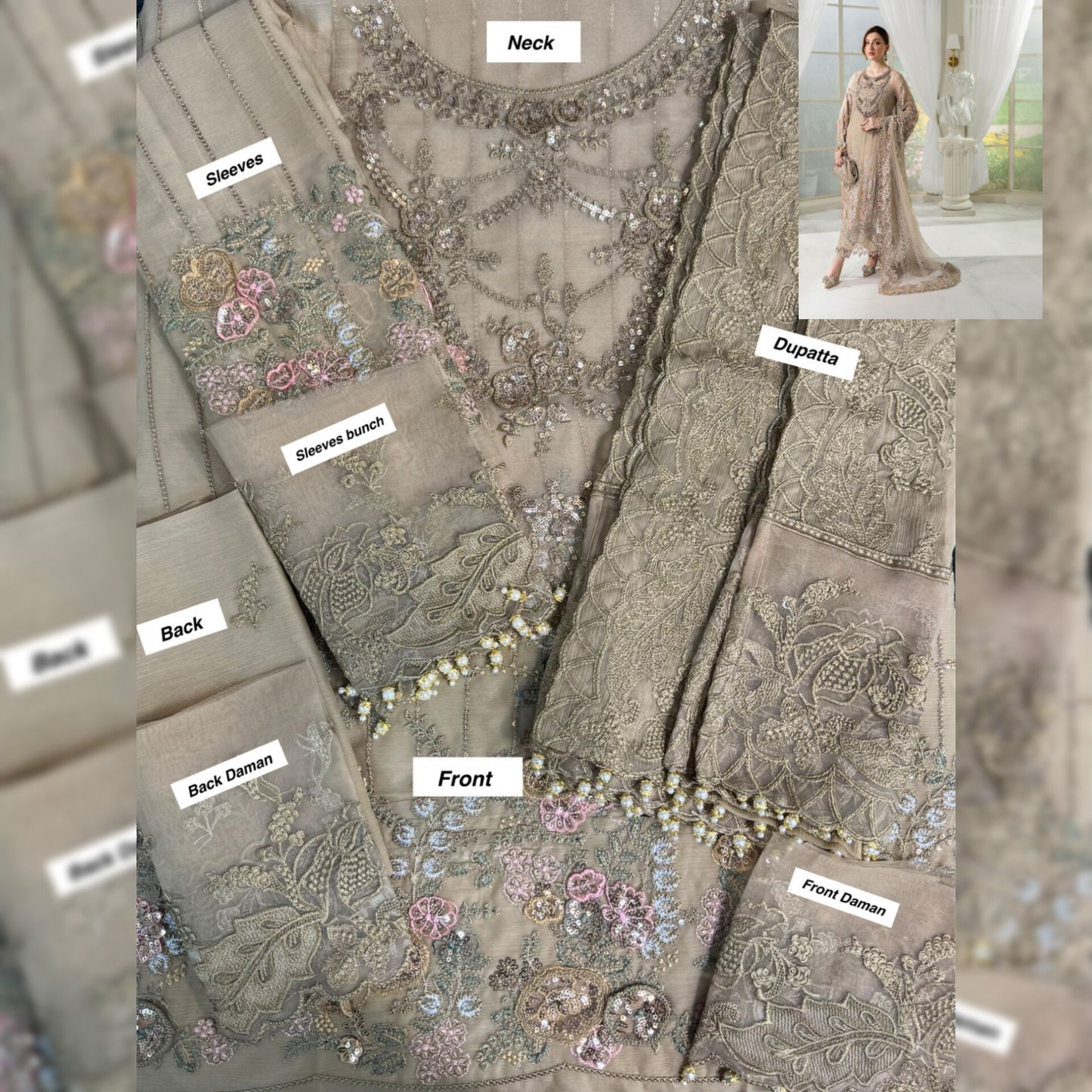Maria B Chiffon Fancy