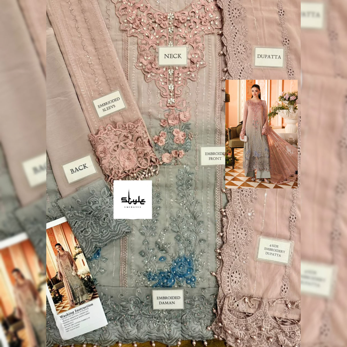 Maria B Chiffon Fancy