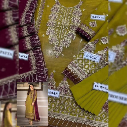 Asim Jofa Chiffon Fancy