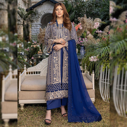 Azure Chiffon Fancy